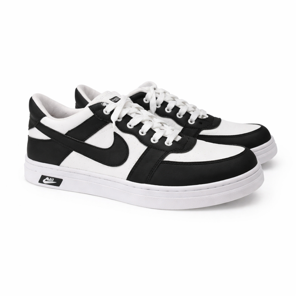 Classic Black & White Sneakers