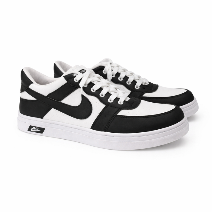 Classic Black & White Sneakers