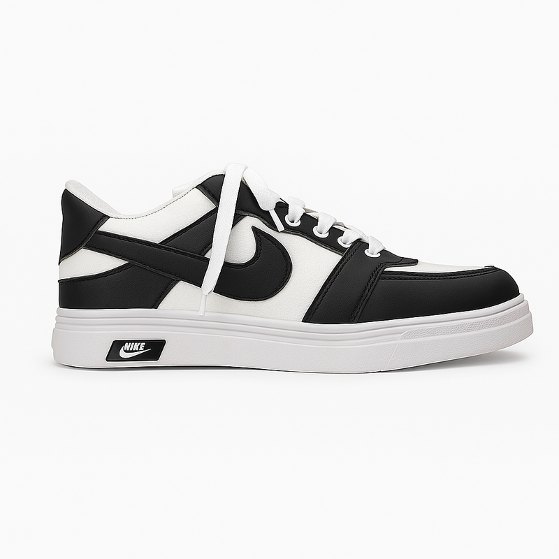 Classic Black & White Sneakers