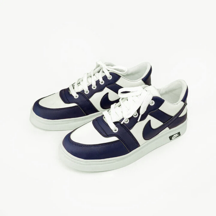 Classic Blue & White Sneakers