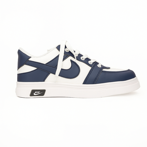 Classic Blue & White Sneakers