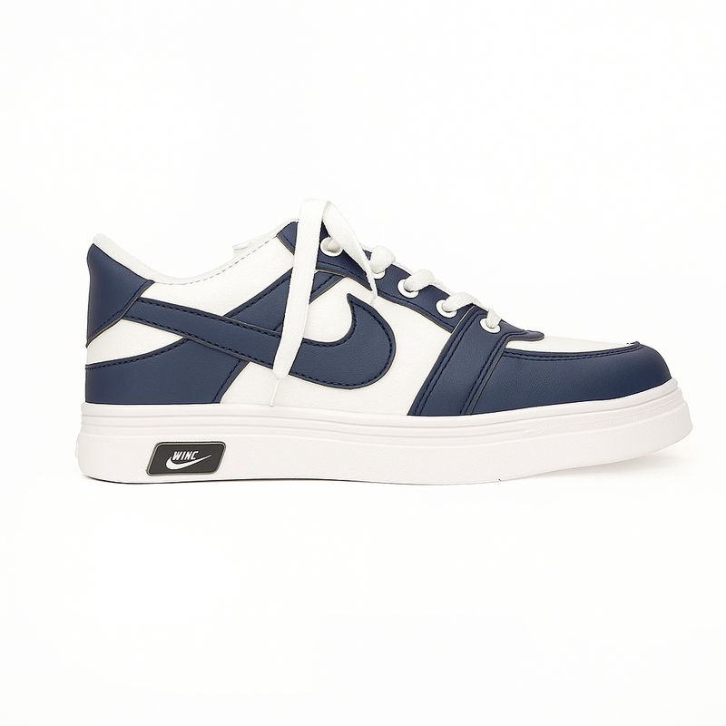 Classic Blue & White Sneakers