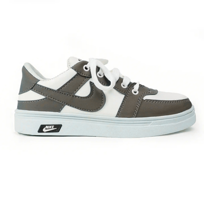 Classic Gray & White Sneakers