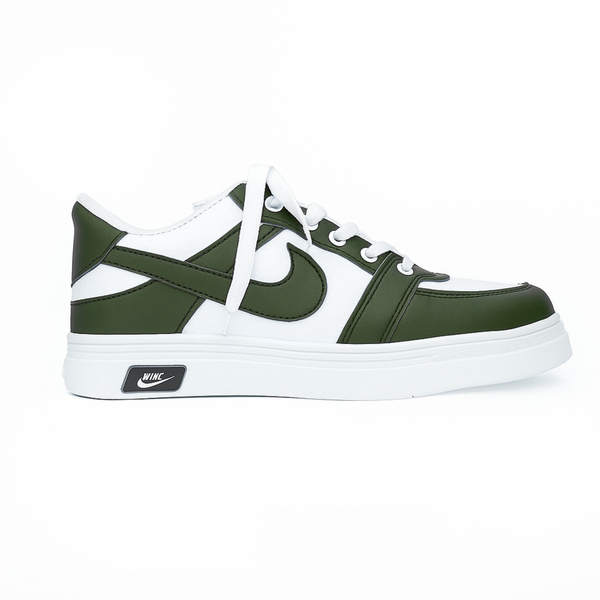 Classic Green & White Sneakers