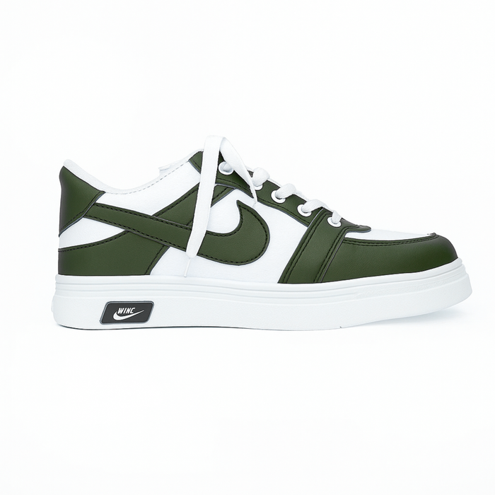 Classic Green & White Sneakers
