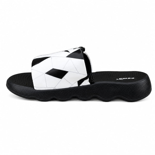 PUMA Grip Slides - Black White Edition