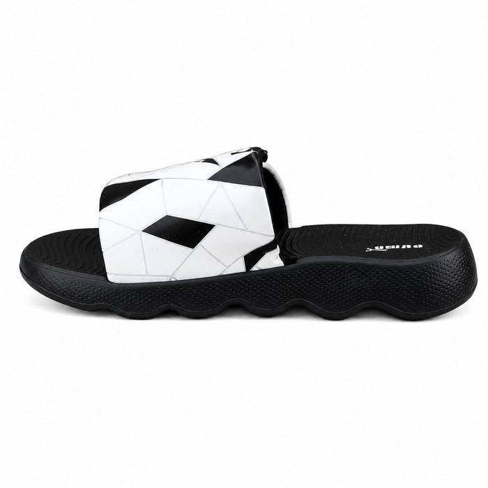 PUMA Grip Slides - Black White Edition