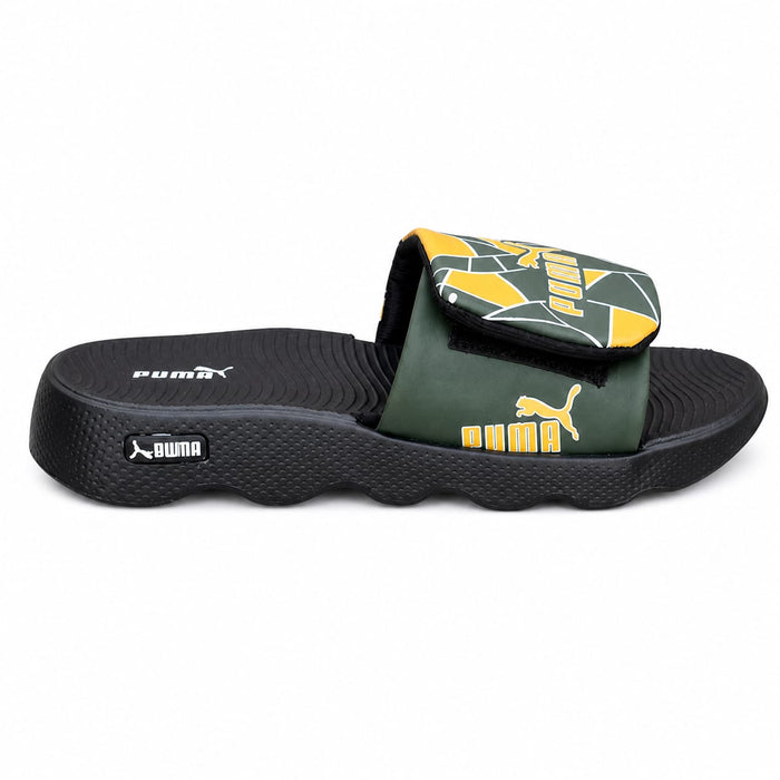 PUMA Grip Slides - Green Yellow Edition