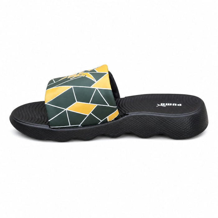 PUMA Grip Slides - Green Yellow Edition