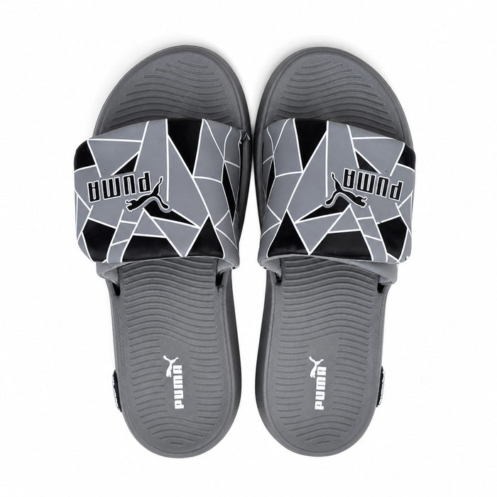 PUMA Grip Slides - Gray Edition